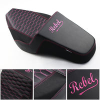SEAT CUSHION BACKREST REPLACEMENT PINK THREAD V.19 FOR HONDA REBEL CMX 1100 2021-2025