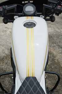 COVER FUEL OIL TANK WHITE V.3 FOR HONDA REBEL CMX 300&500 2017-2025