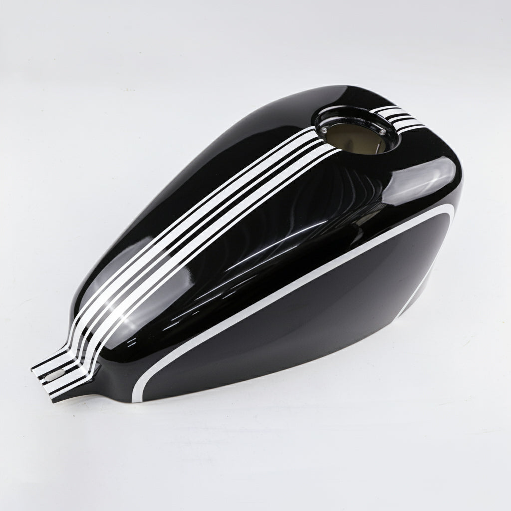 COVER FUEL OIL TANK GLOSS BLACK V.4 FOR HONDA REBEL CMX 300&500 2017-2025