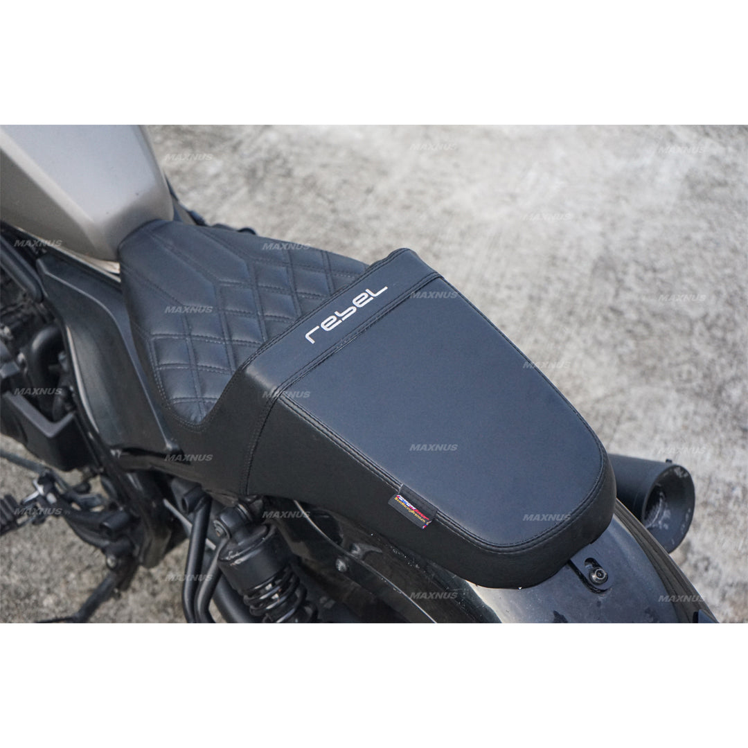 SEAT DOUBLE SADDLE DUAL DRIVER SEATS PAD CUSHION V.2 FOR HONDA REBEL CMX 300&500 2017-2025
