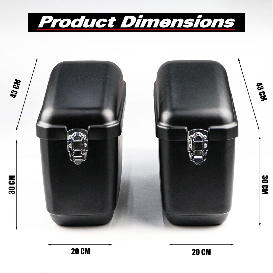 REAR RACK BOX BAG LUGGAGE CARRY LH+RH WITH FOR HONDA REBEL 300&500 2017-2025