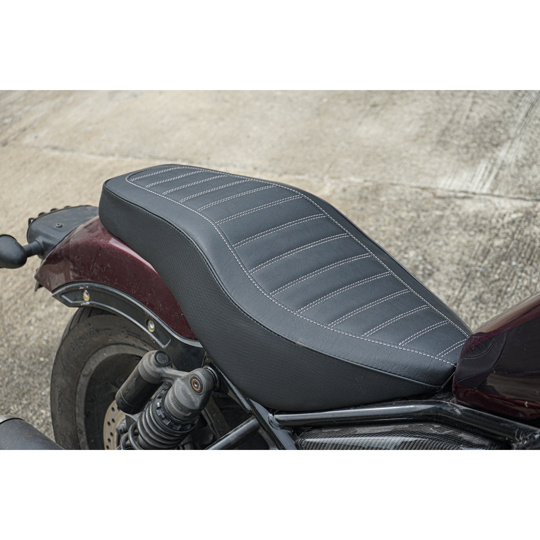 SEAT DOUBLE SADDLE DUAL DRIVER SEATS PAD CUSHION V.18 FOR HONDA REBEL CMX 1100 2021-2025