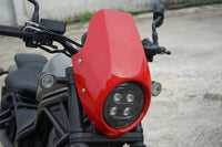 HEADLIGHT COVER MASK WINDSCREEN RED FOR HONDA REBEL CMX 300&500 2017-2025