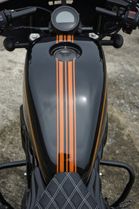 COVER FUEL OIL TANK GLOSS BLACK V.7 FOR HONDA REBEL CMX 300&500 2017-2025