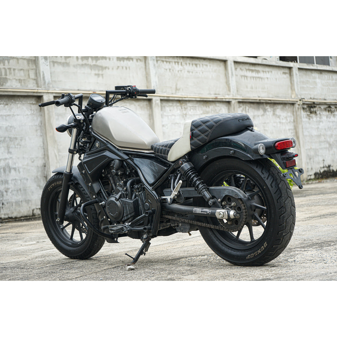 SEAT DOUBLE SADDLE DUAL DRIVER SEATS PAD CUSHION V.17 FOR HONDA REBEL CMX 300&500 2017-2025