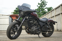 Front Batwing Fairing Windshield Matte Black Honda Rebel 1100 CMX (2021-2024)