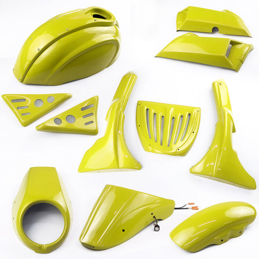 FULL SET OF 7 PIECES LEMON YELLOW FIT FOR HONDA REBEL CMX 1100 2020-2025