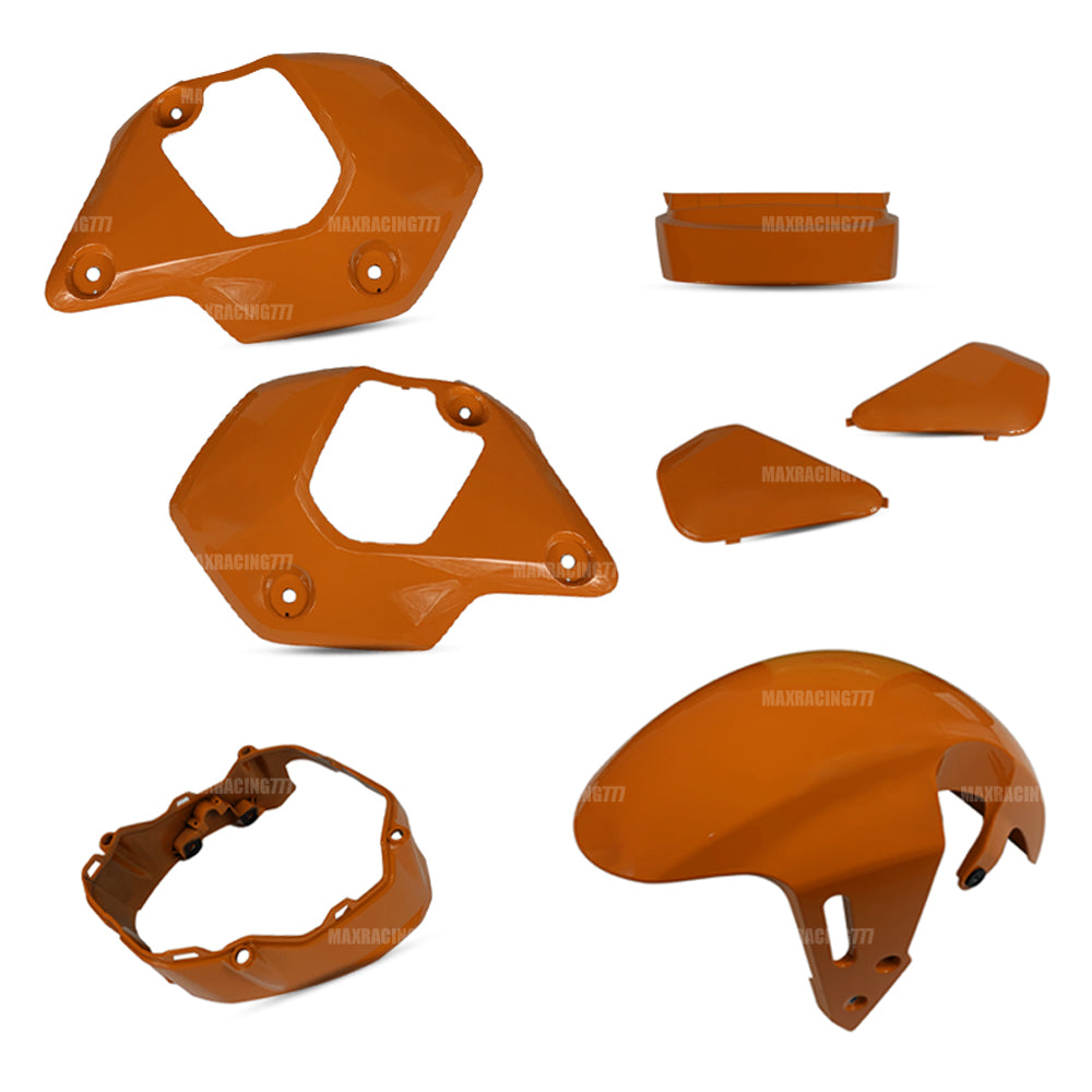 ORANGE 7PC BODY PASTEL PANELS FRAME BODY FOR HONDA NEW MSX GROM 125 2022-2024