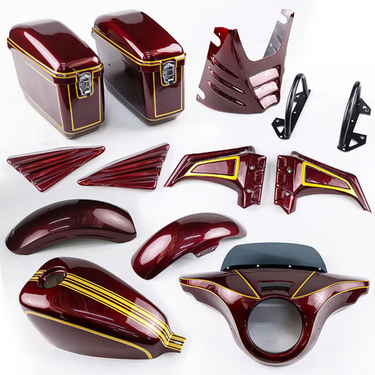 FULL SET OF 8 PIECES RED FIT FOR HONDA REBEL CMX 300 2017-2024