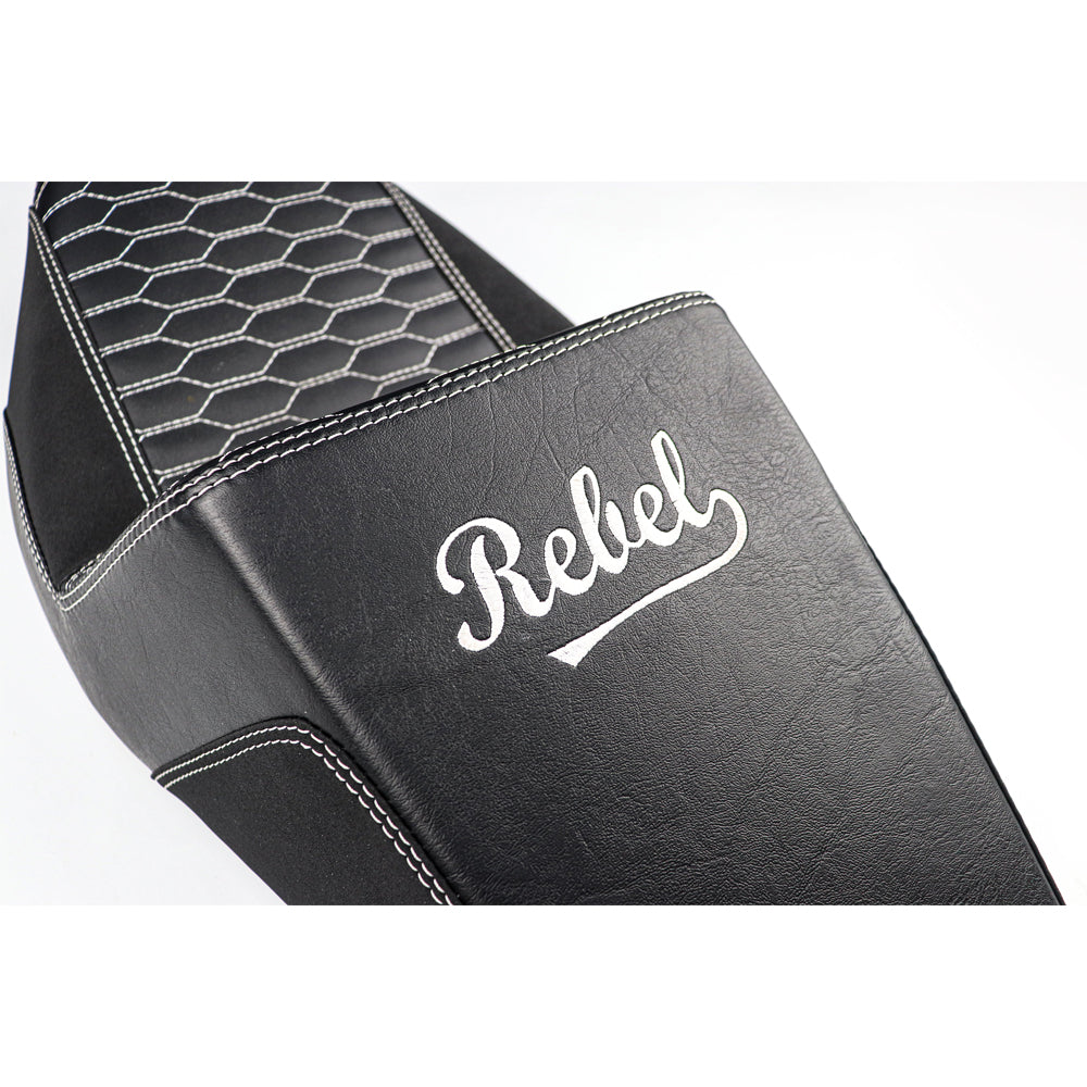 SEAT DOUBLE SADDLE DUAL DRIVER SEATS PAD CUSHION V.11 FOR HONDA REBEL CMX 300&500 2017-2025