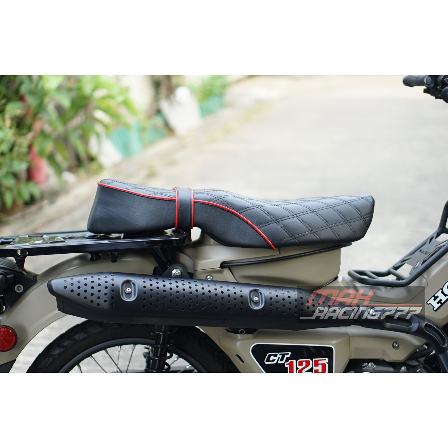 LONG SEAT DRIVER PASSENGER BLACK FOR HONDA TRAIL125 CT125 HUNTER 2020 - 2025