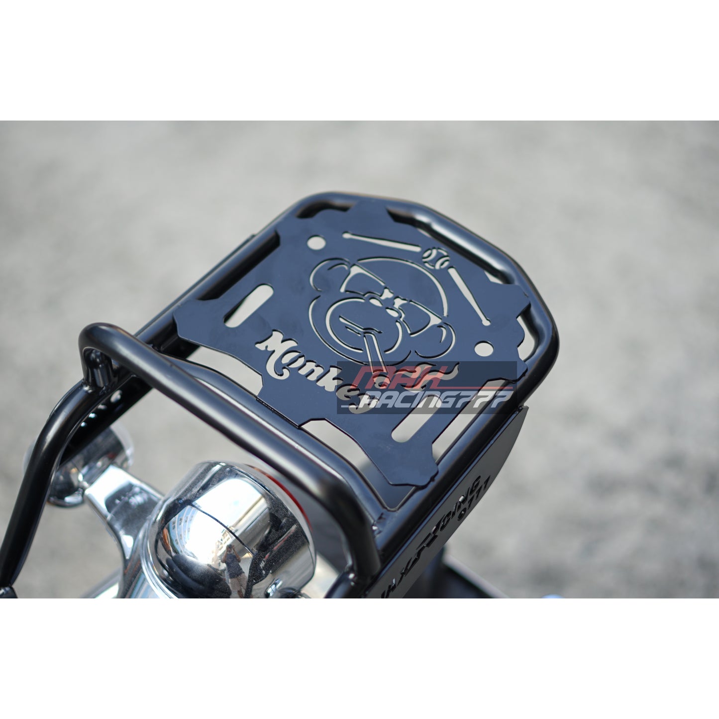 MATTE BLACK REAR CASE RACK LUGGAGE FIT FOR HONDA Z125 MONKEY125 2018-2025