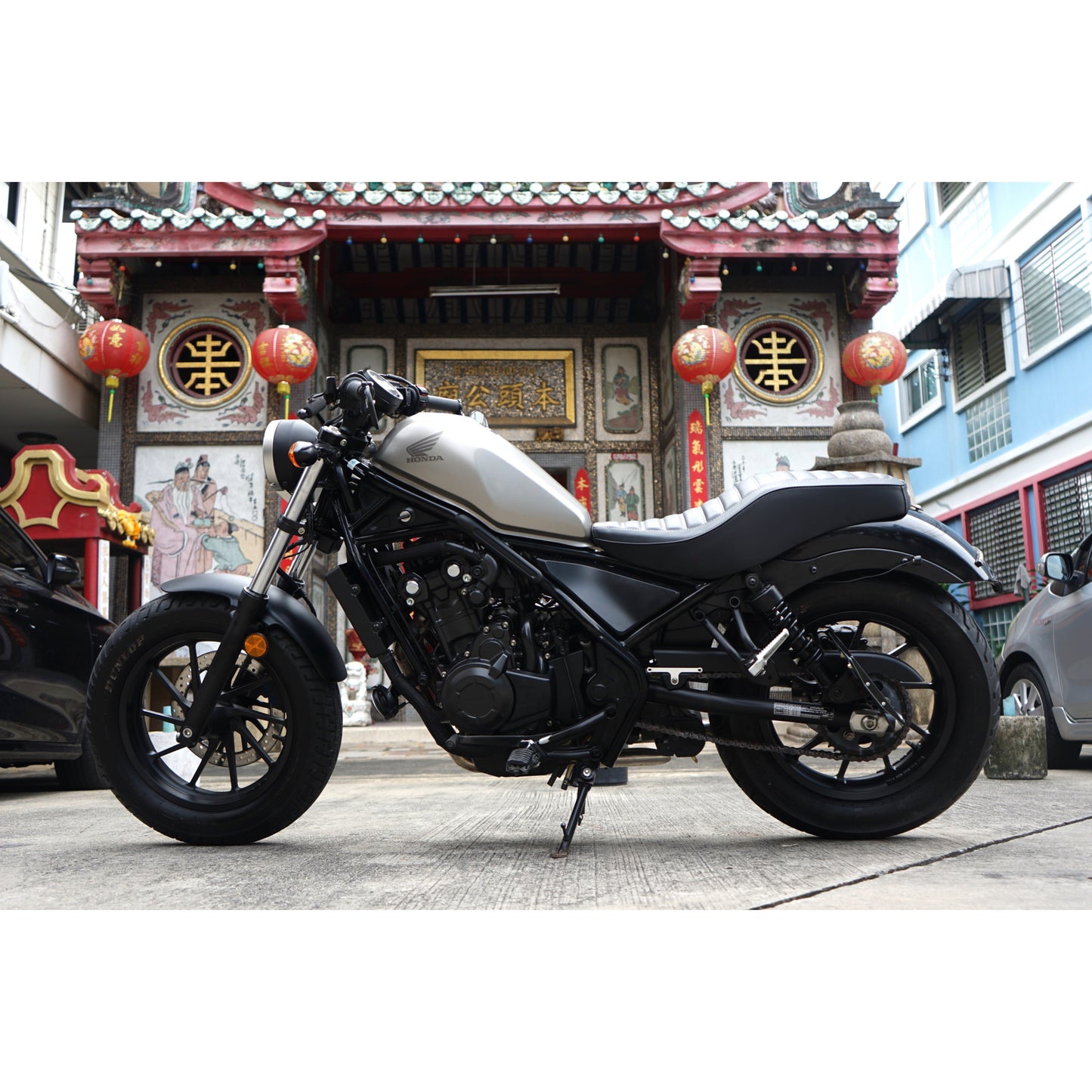 SEAT DOUBLE SADDLE DUAL DRIVER SEATS PAD CUSHION V.15 FOR HONDA REBEL CMX 300&500 2017-2025