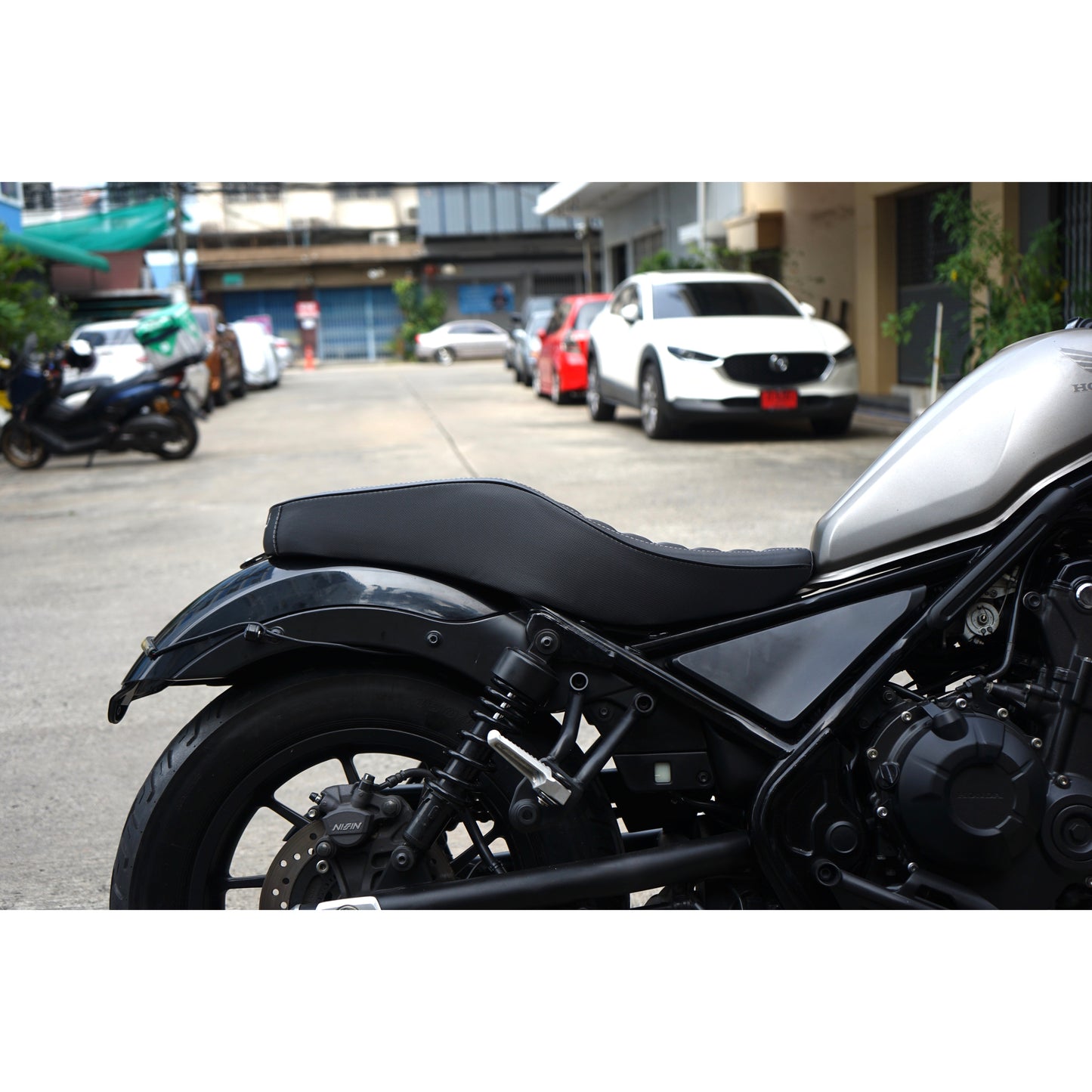 SEAT DOUBLE SADDLE DUAL DRIVER SEATS PAD CUSHION V.15 FOR HONDA REBEL CMX 300&500 2017-2025