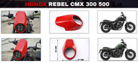 HEADLIGHT COVER MASK WINDSCREEN RED FOR HONDA REBEL CMX 300&500 2017-2025