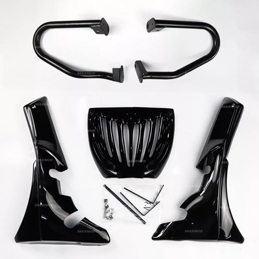 UNDER FAIRING BELLY PAN WITH CRASHBAR MATTE BLACK FOR HONDA REBEL CMX 1100 2020-2025