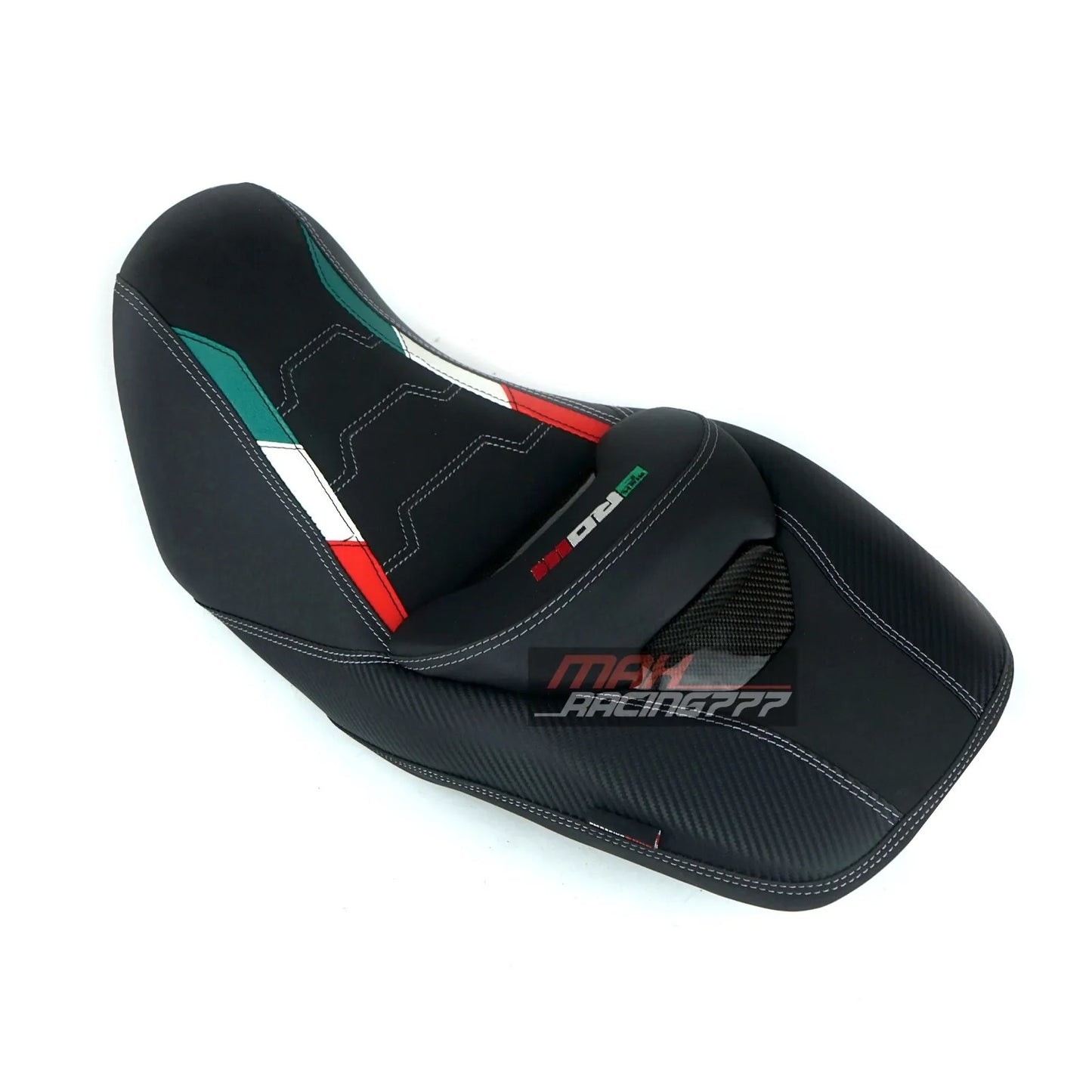 REPLACEMENT DUAL CARBON SEAT STITCH BLACK FIT FOR HONDA GROM125 2021-2025