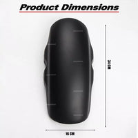 SHORT FRONT FENDER FAIRING MUD GUARD BLACK FOR HONDA REBEL CMX 1100 2021-2025