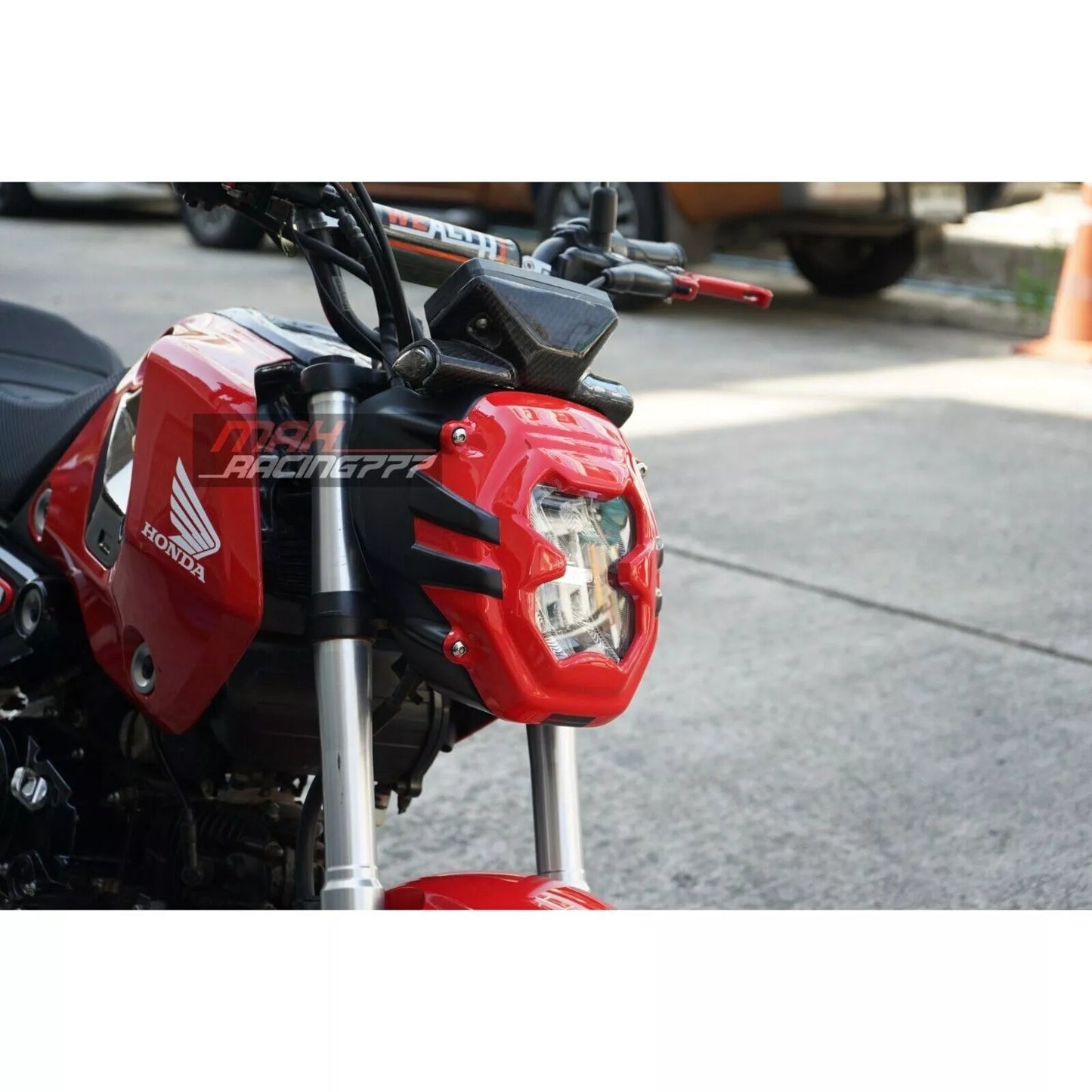 FRONT WINDSHIELD WINDSCREEN COVER HEADLIGHT V.1 FOR HONDA GROM 125 2021-2024