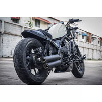 REAR FENDER FAIRING MUD GUARD LED BLACK FOR HONDA REBEL CMX 300&500 2017-2025