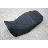 REPLACEMENT DUAL CARBON SEAT STITCH BLACK V.2 FIT FOR HONDA GROM125 2021-2025