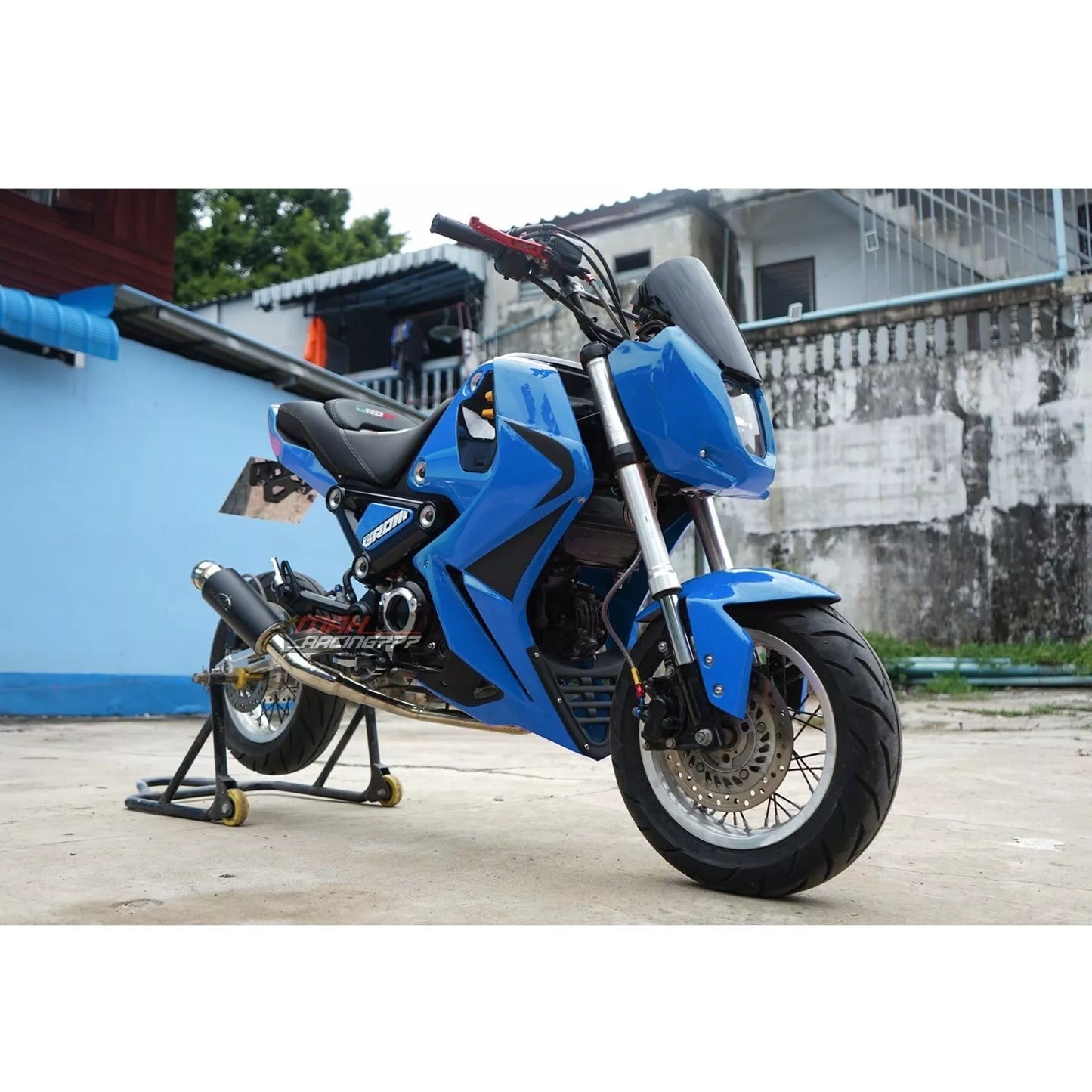 FRONT WINDSHIELD WINDSCREEN COVER HEADLIGHT V.2 FOR HONDA GROM 125 2021-2024