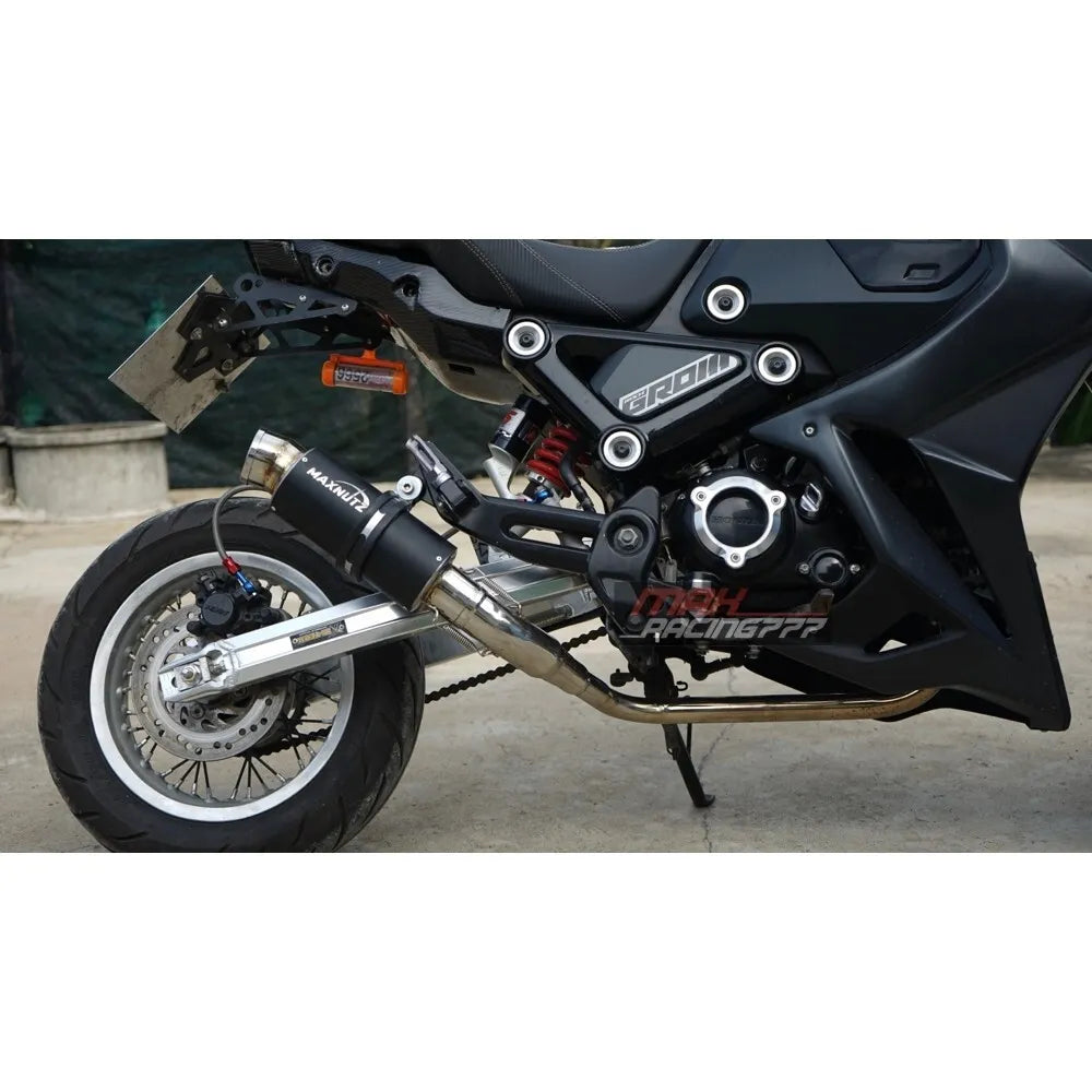 EXHAUST SYSTEM PIPE TIP MUFFLER LINK PIPE  FOR HONDA GROM 2021-2025