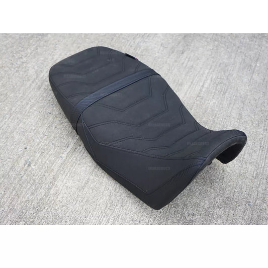 REPLACEMENT DUAL CARBON SEAT STITCH BLACK V.2 FIT FOR HONDA GROM125 2021-2025