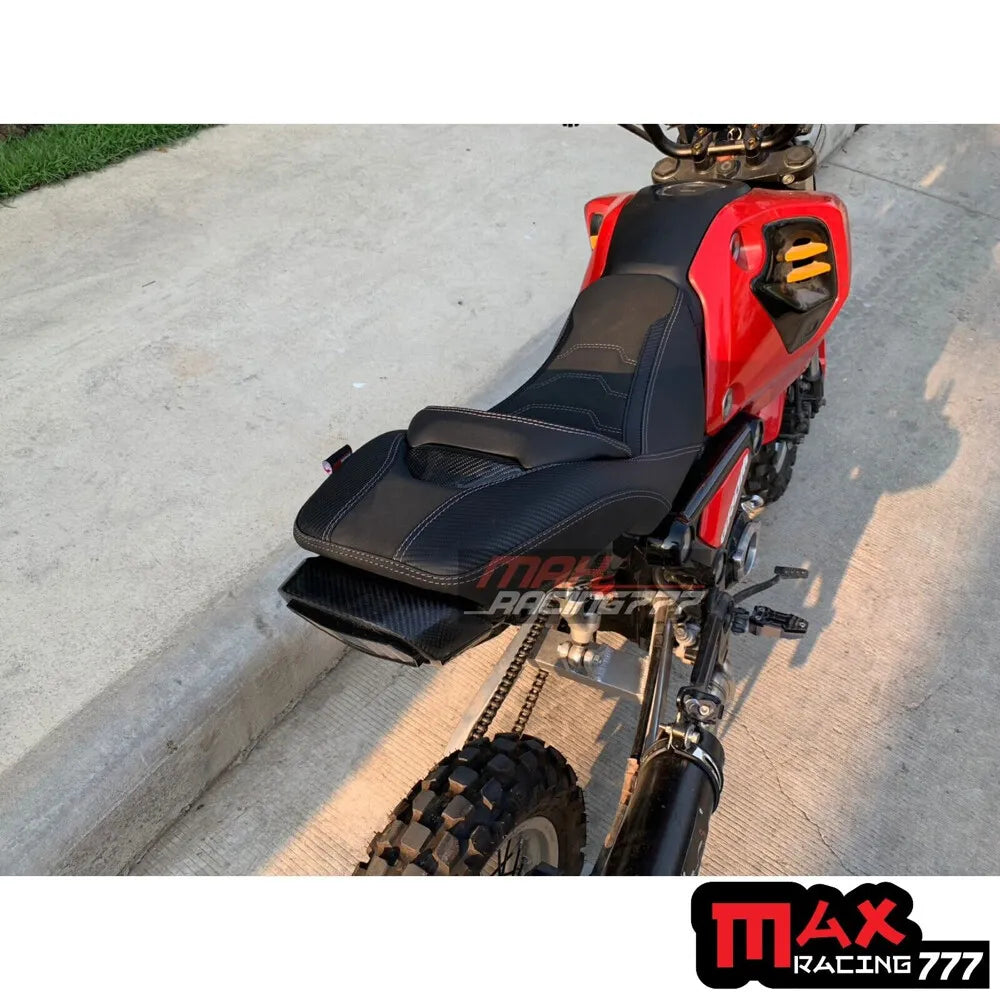 REPLACEMENT DUAL CARBON SEAT STITCH BLACK FIT FOR HONDA GROM125 2021-2025