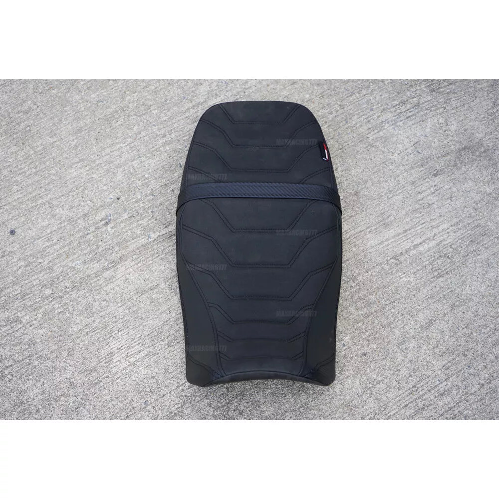 REPLACEMENT DUAL CARBON SEAT STITCH BLACK V.2 FIT FOR HONDA GROM125 2021-2025