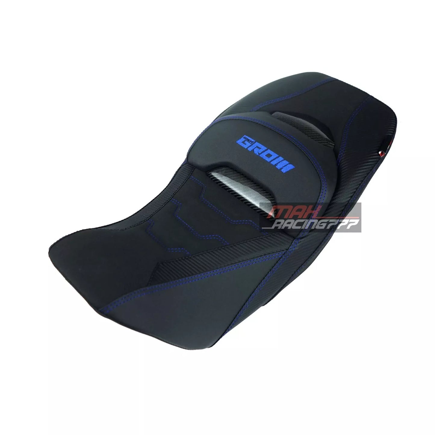 REPLACEMENT DUAL CARBON SEAT STITCH BLACK FIT FOR HONDA GROM125 2021-2025