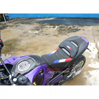 REPLACEMENT DUAL CARBON SEAT STITCH BLACK FIT FOR HONDA GROM125 2021-2025