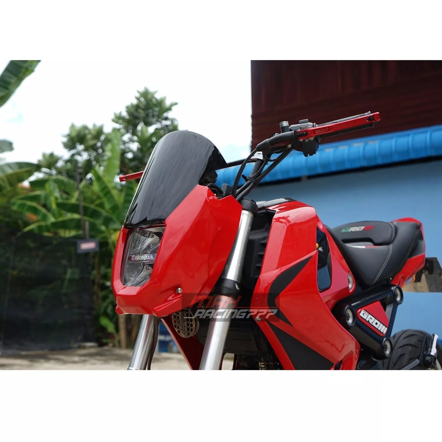 FRONT WINDSHIELD WINDSCREEN COVER HEADLIGHT V.2 FOR HONDA GROM 125 2021-2024