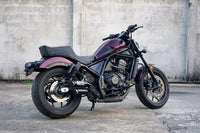 SHORT DOUBLE DUAL EXHAUST PIPE MOUNT SYSTEM FOR HONDA REBEL CMX1100 2021-2025