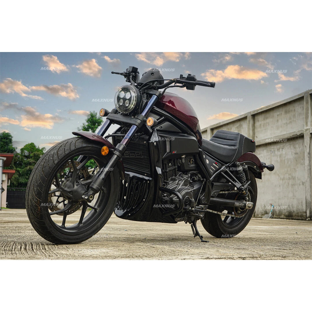 UNDER FAIRING BELLY PAN WITH CRASHBAR MATTE BLACK FOR HONDA REBEL CMX 1100 2020-2025