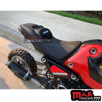 REPLACEMENT DUAL CARBON SEAT STITCH BLACK FIT FOR HONDA GROM125 2021-2025