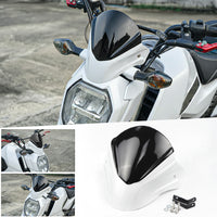 FRONT WINDSHIELD WINDSCREEN V.1 WHITE FOR HONDA GROM 125 2021-2024